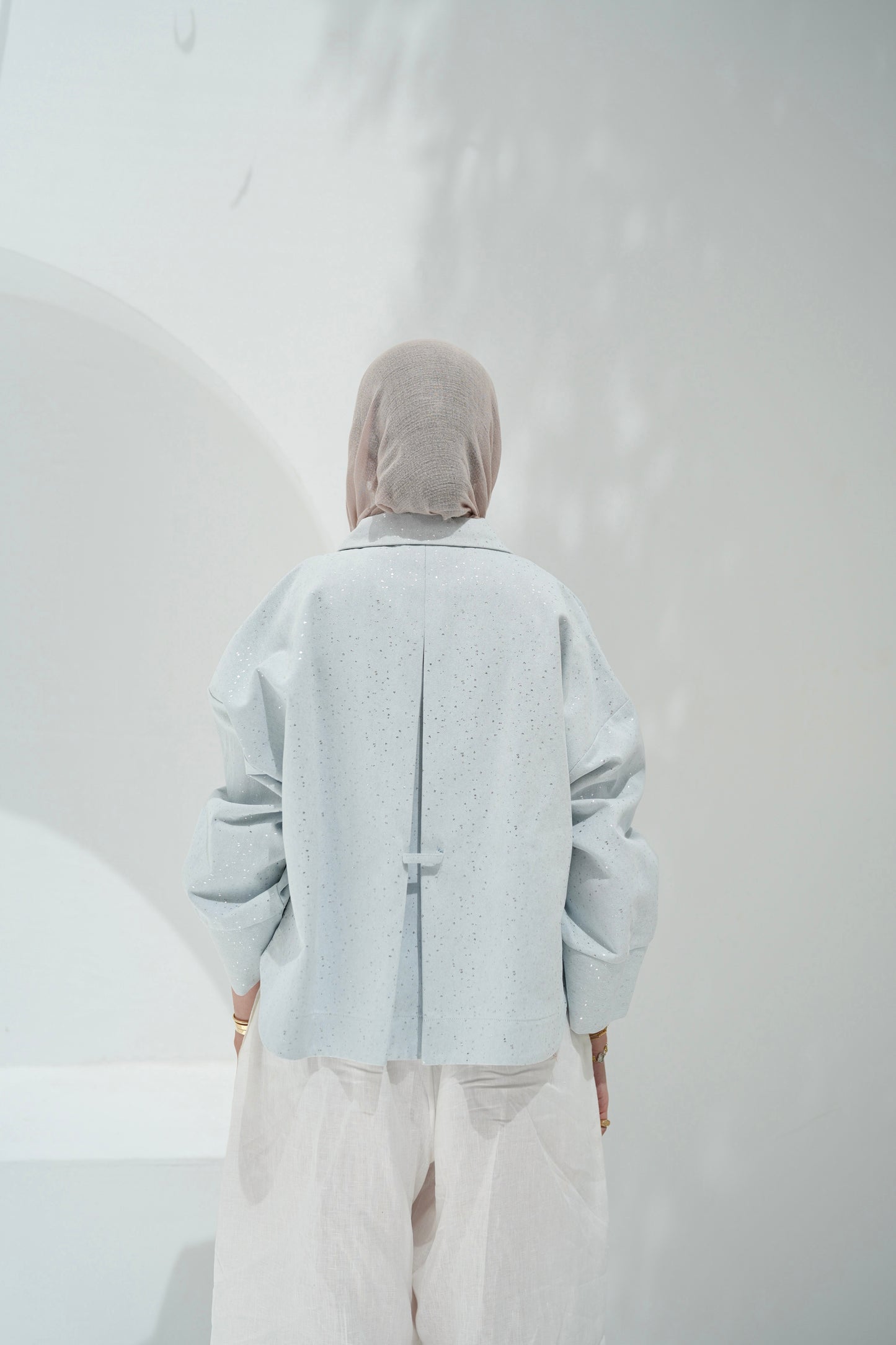 City Lights Denim Jacket - Light Blue