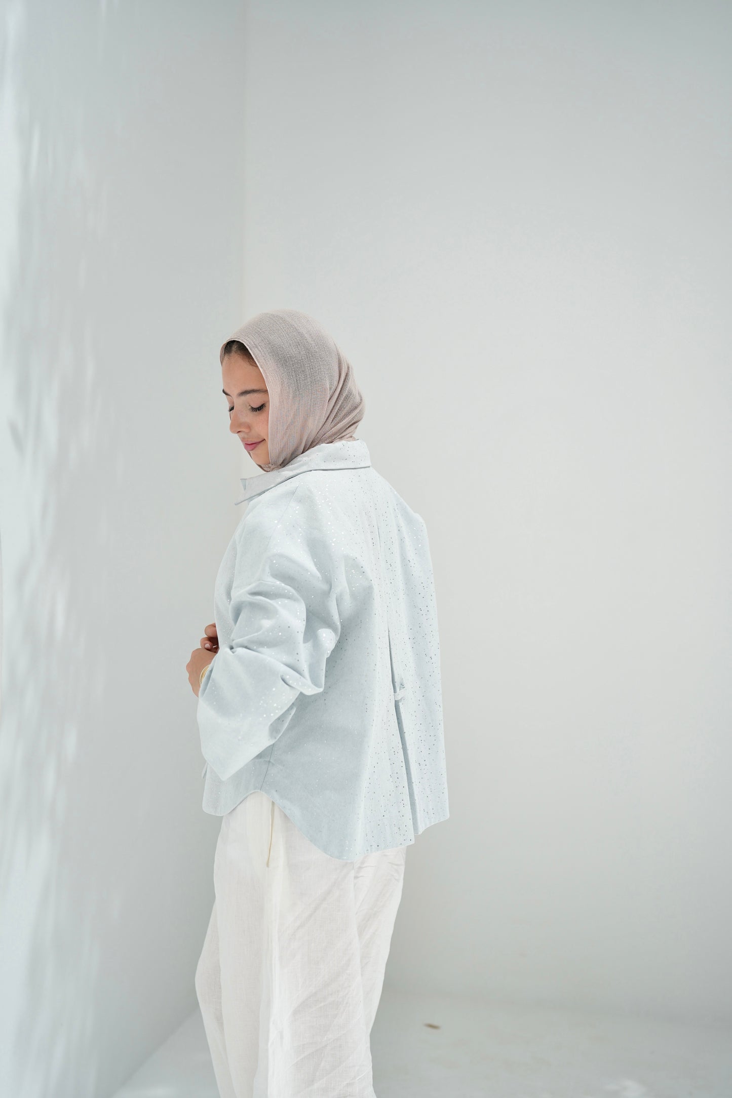 City Lights Denim Jacket - Light Blue