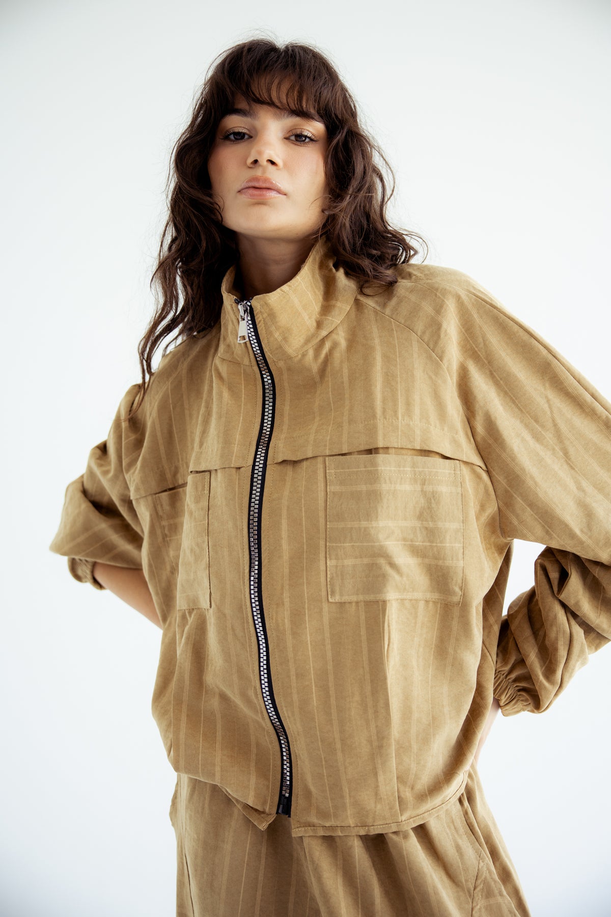 Now or Never Striped Set - Mustard