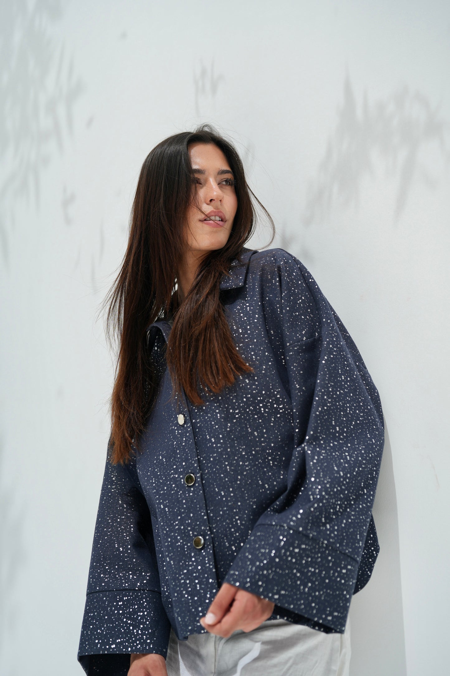 City Lights Denim Jacket - Dark Blue