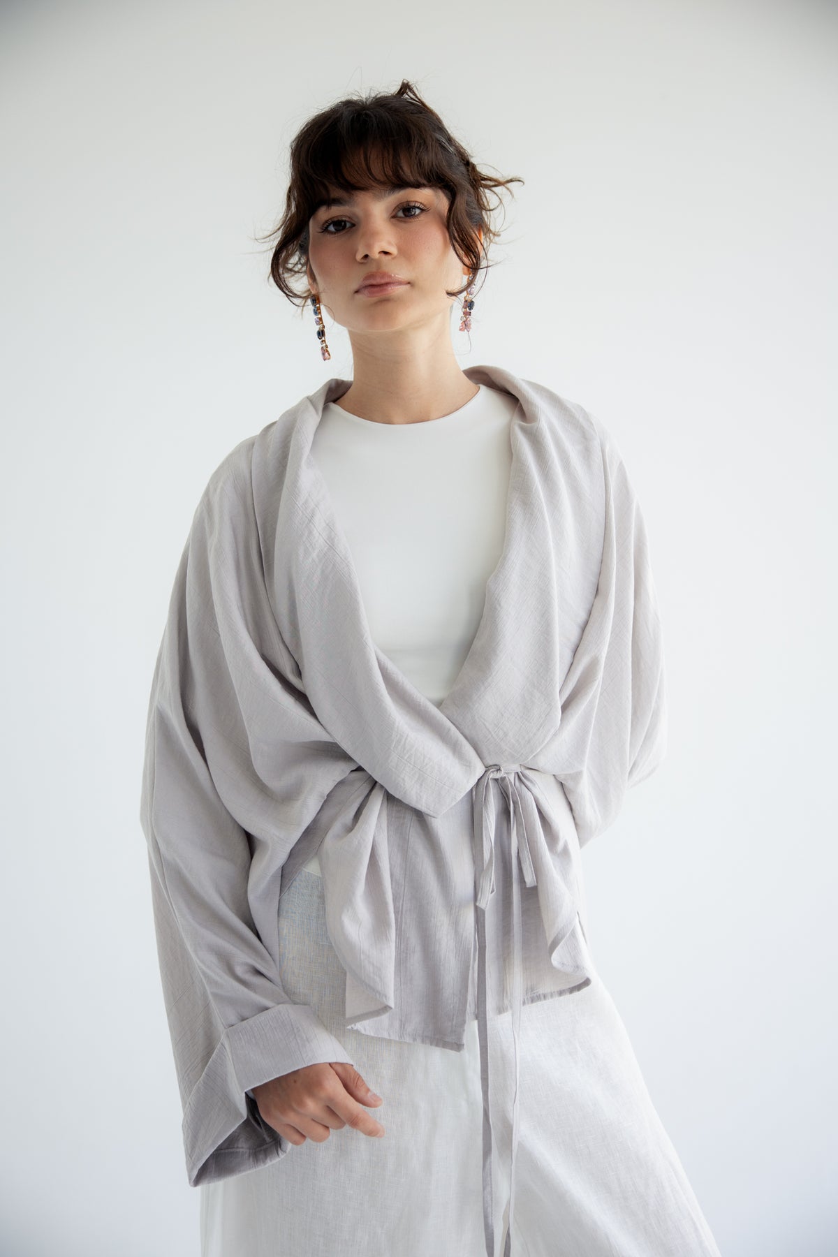 Daisy Field Cardigan - Grey