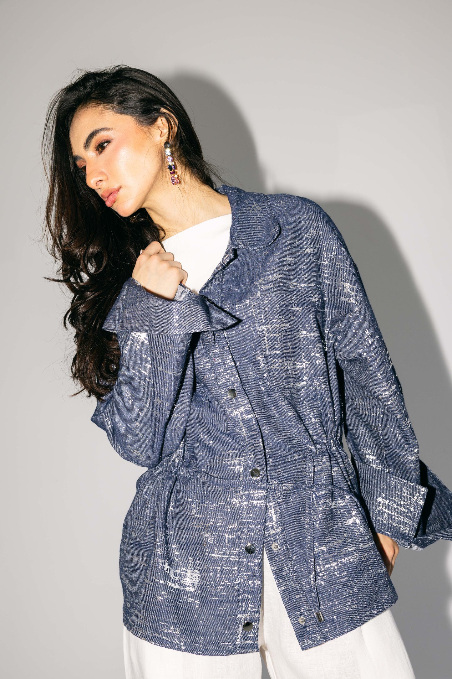 Dance All Night Denim Top