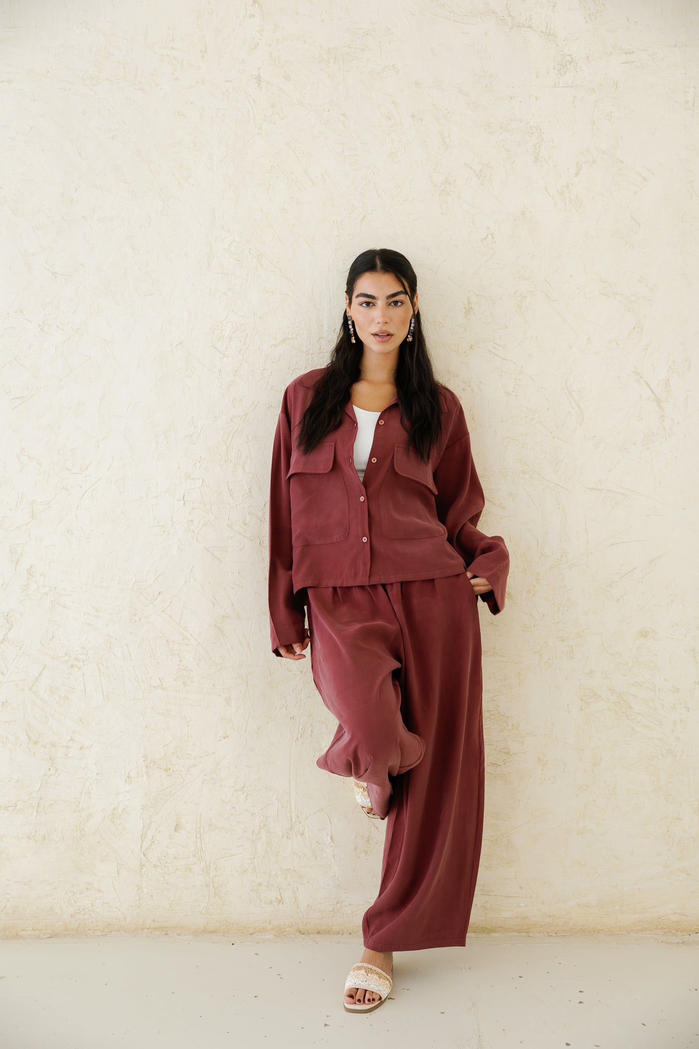Light as a Feather Set - Burgundy