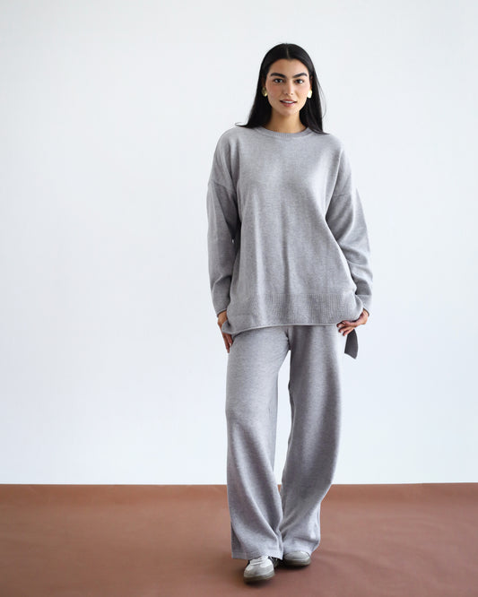 Good Feels Knit Set - Grey