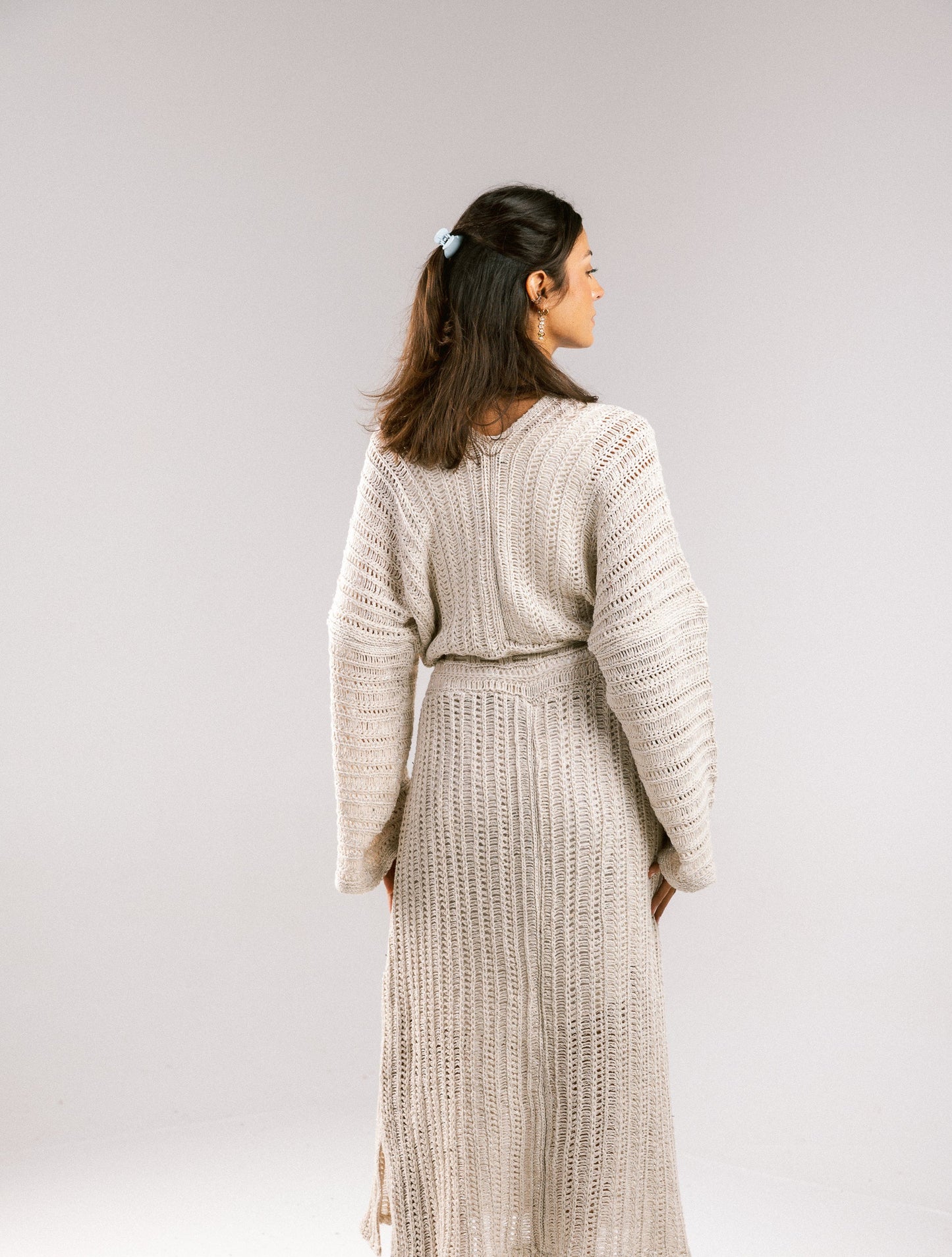 Sunbeam Crochet Coverup Dress - Off-White
