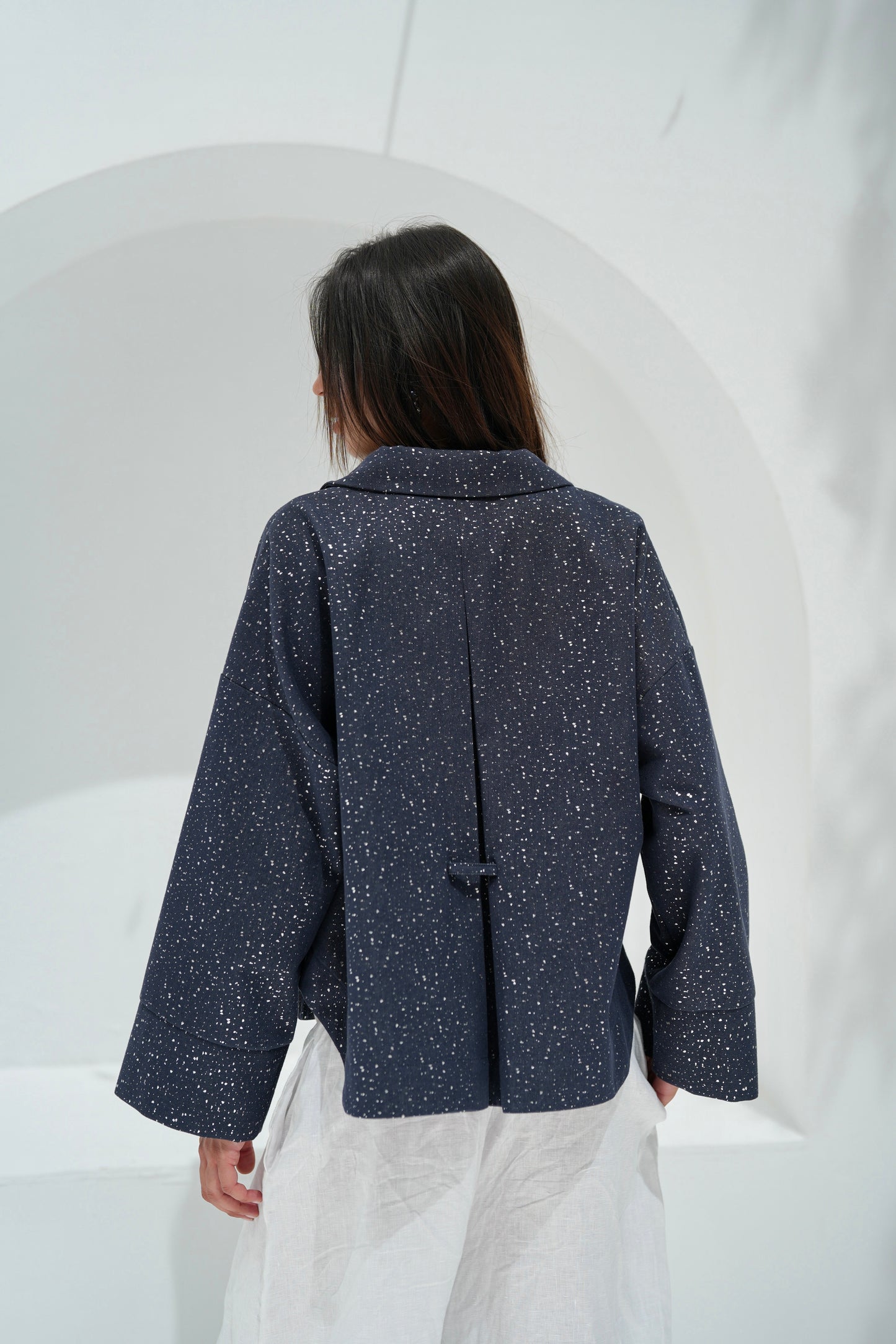 City Lights Denim Jacket - Dark Blue