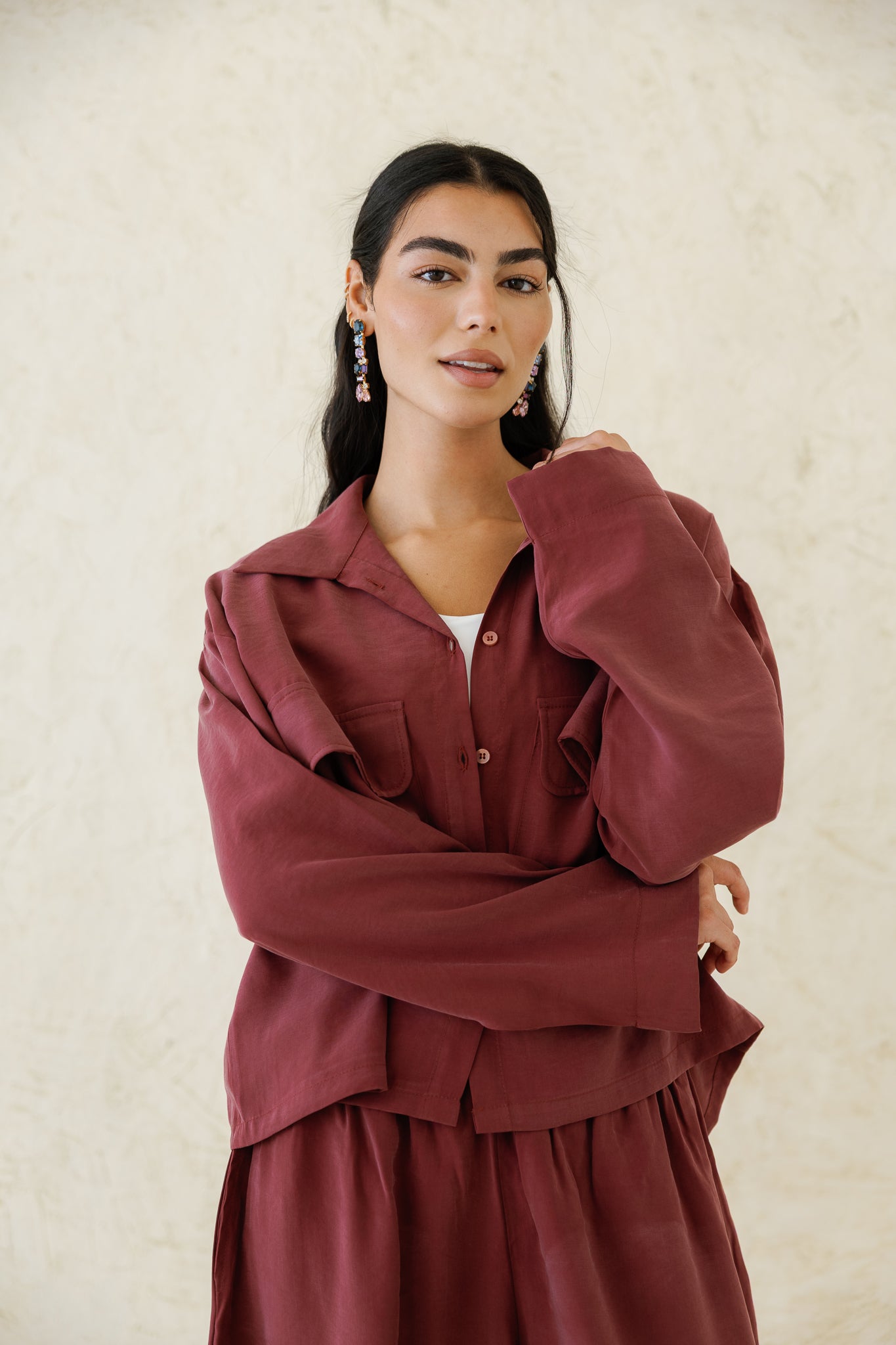 Light as a Feather Set - Burgundy