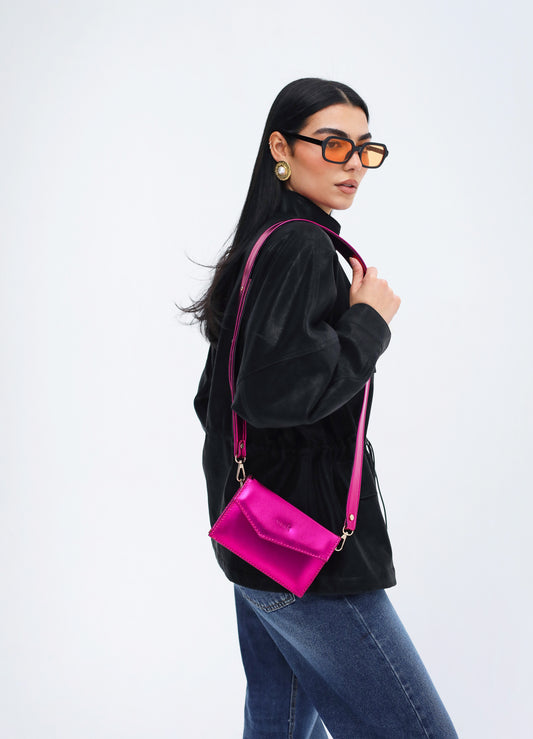 Stargazing Bag in Fuchsia