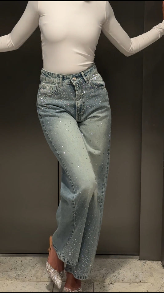 Current Obsession Denim Pants in Blue