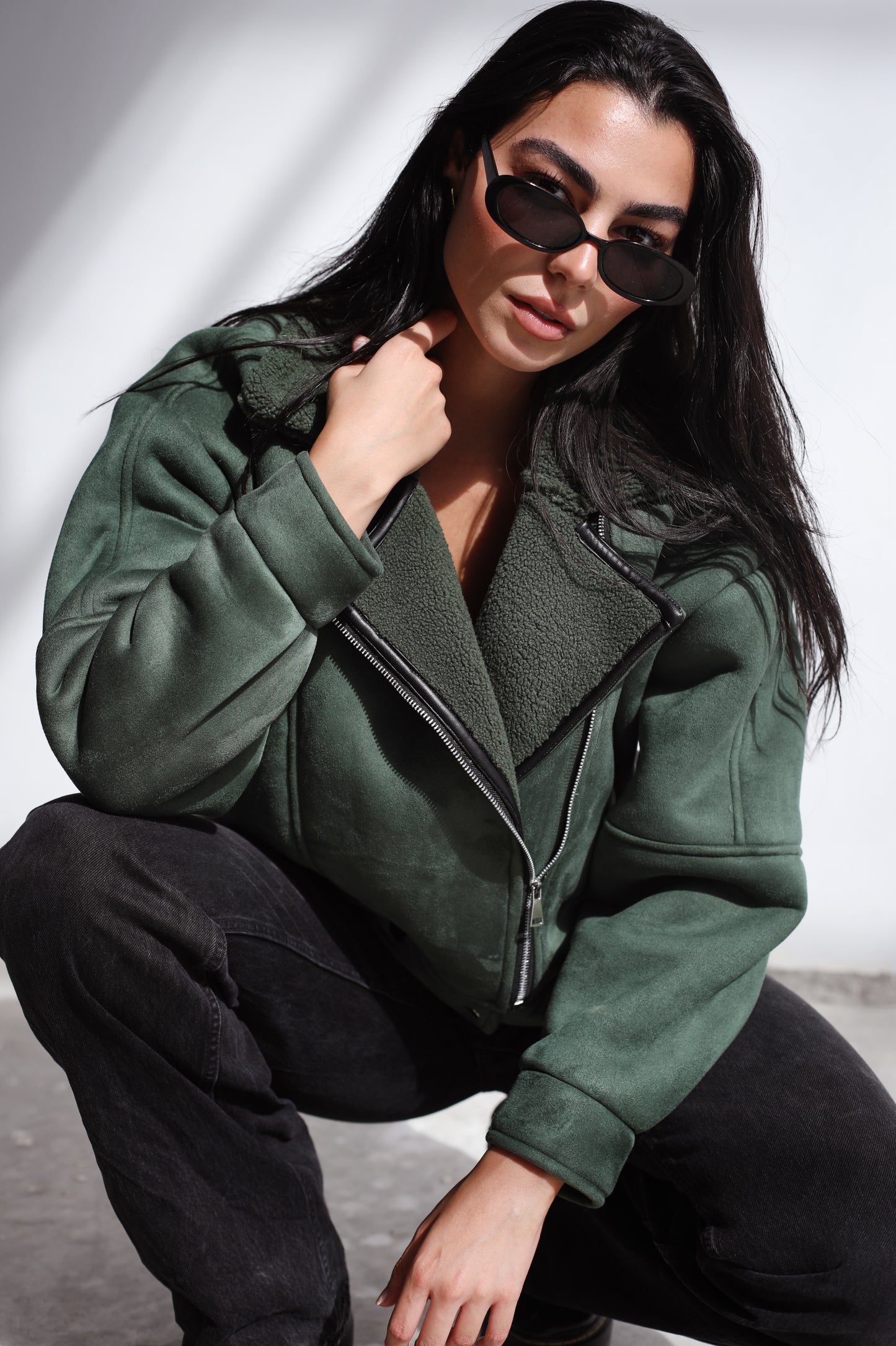 Dare To Dream Moto Jacket - Olive