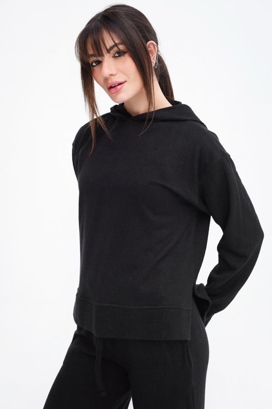 Keepin’ it Cozy Knit Set - Black