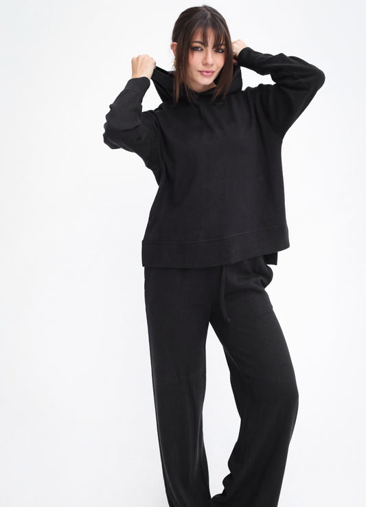 Keepin’ it Cozy Knit Set - Black