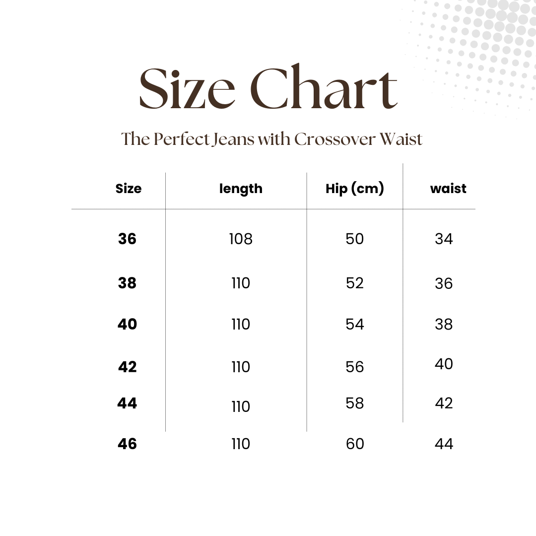 The Perfect Jeans With Crossover Waist - Washed Blue