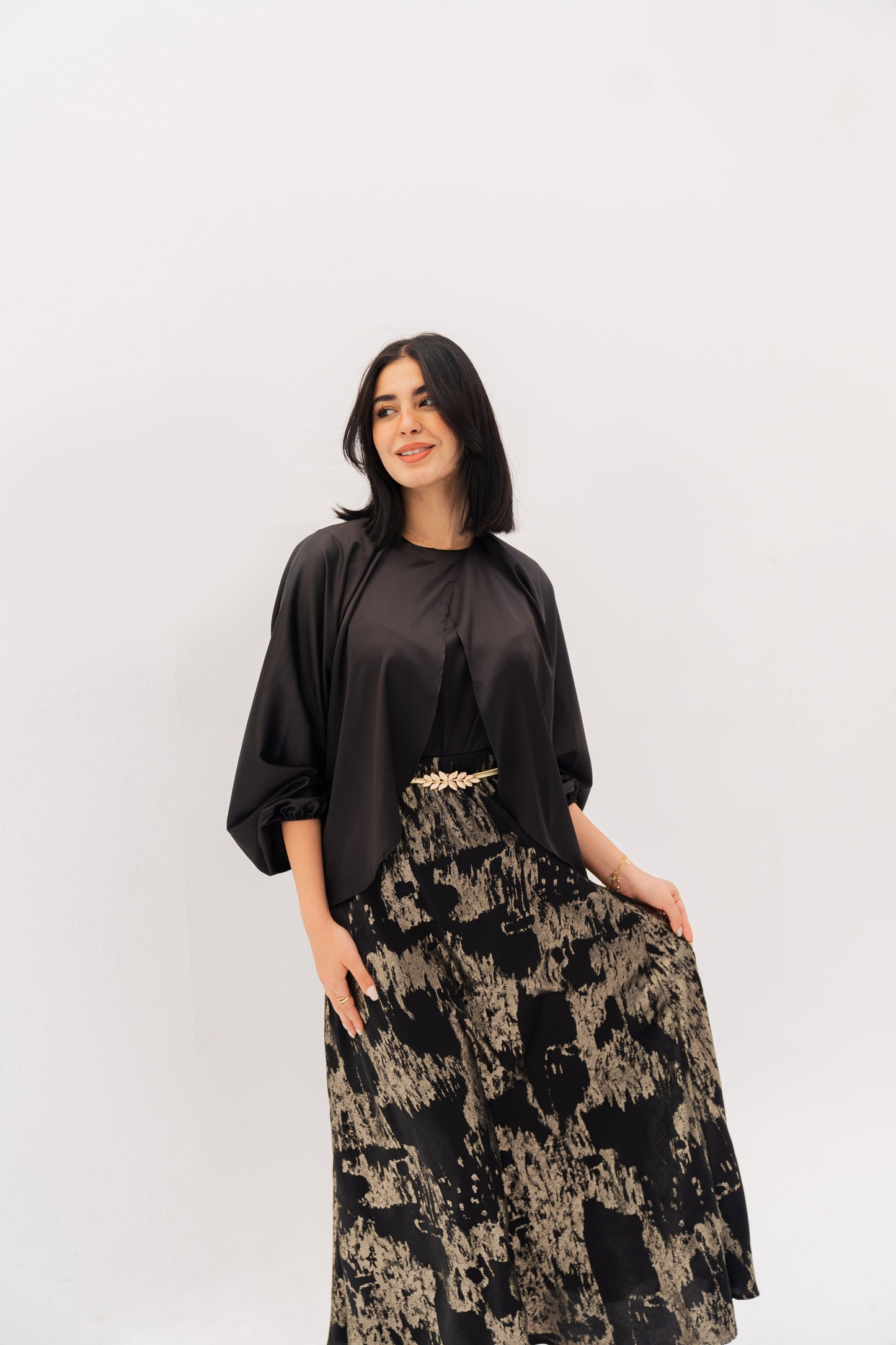 Nayla Skirt in Black