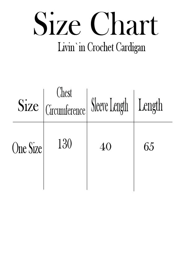 Livin’ in Crochet Cardigan