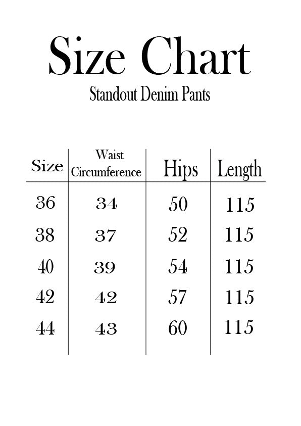 Standout Denim Pants in Washed Blue