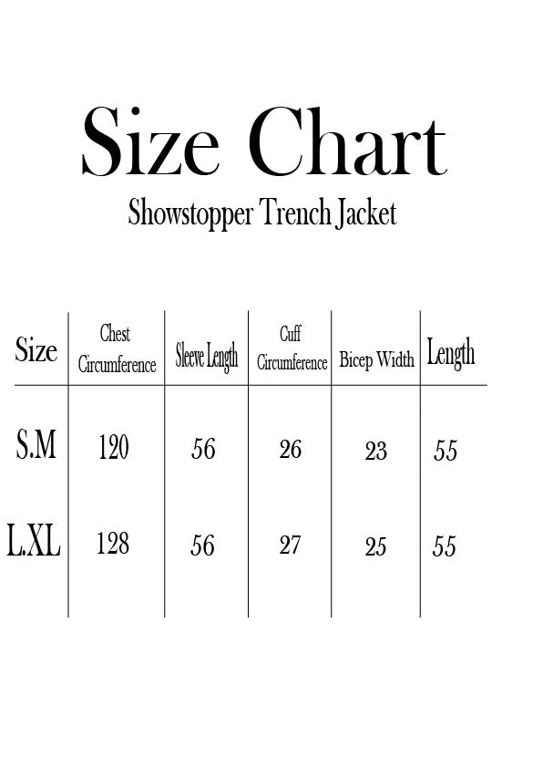 Showstopper Trench Jacket - Navy