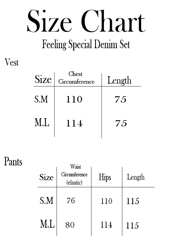 Feeling Special Denim Set