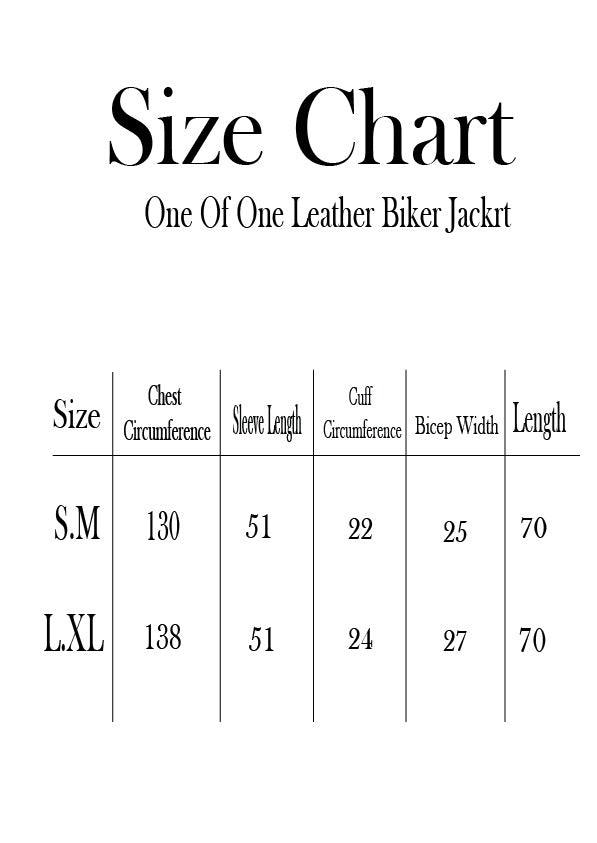 One of One Leather Biker Jacket - Brown